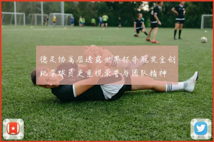 德足协高层透露世界杯夺冠奖金创纪录球员更重视荣誉与团队精神